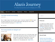 Tablet Screenshot of alansjourney.com